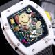 Richard Mille RM 88 Smiley  White Case Yellow Strap Swiss Replica Watch  (5)_th.jpg